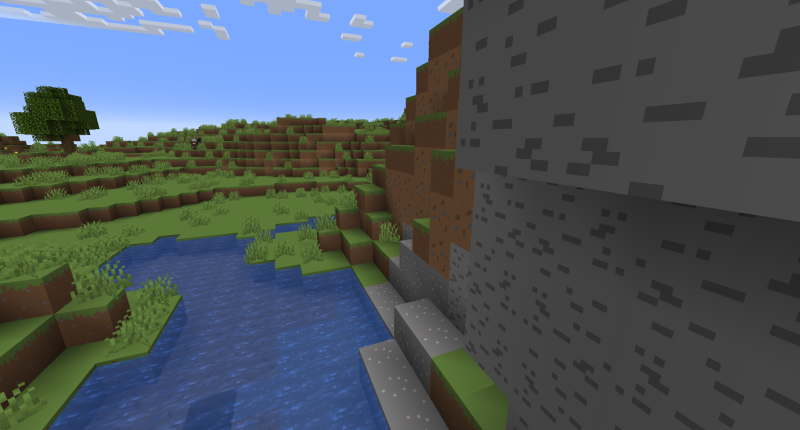 Image of a landscape with the resource pack