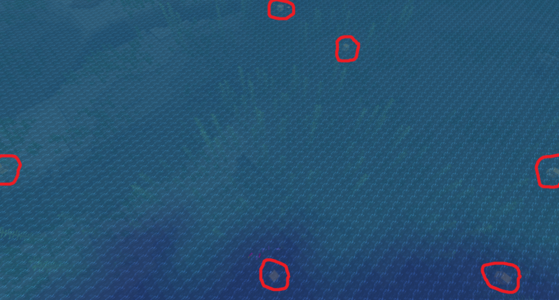 it's easier to find chests in oceans