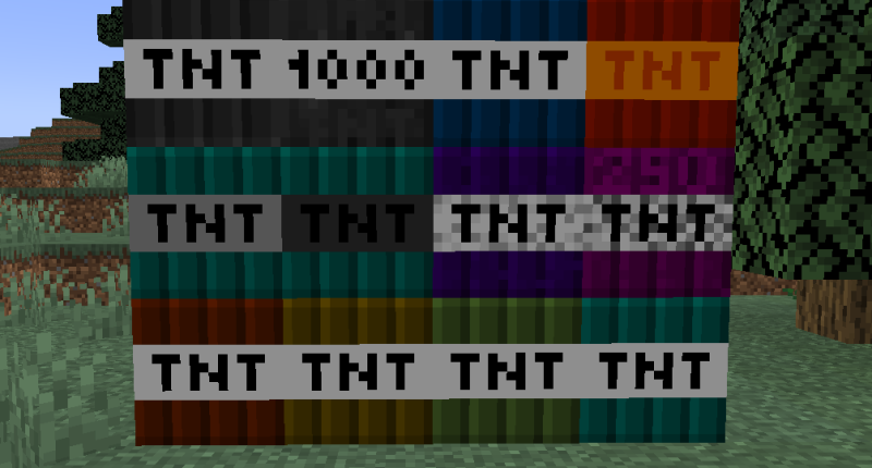 all the TNT's in the latest version