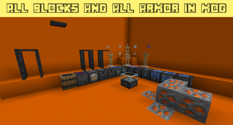 All blocks and all armor in mod(Version 1.1.0)