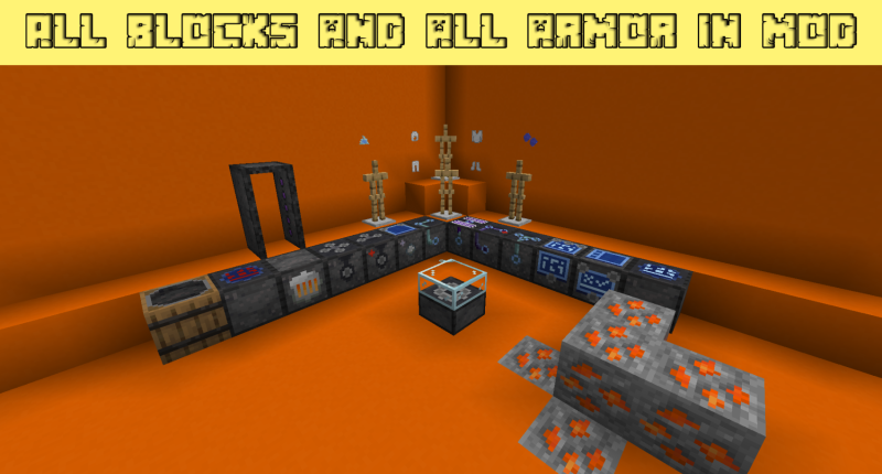 All blocks and all armor in mod(Version 1.0.9)