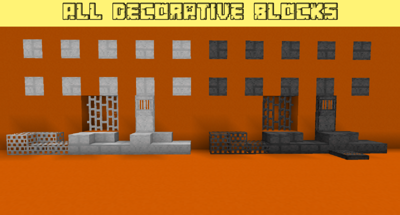 All decorative blocks(Version 1.1.0)