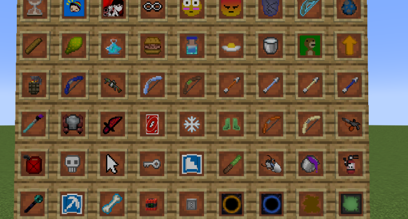 Screenshot w/ all mod items