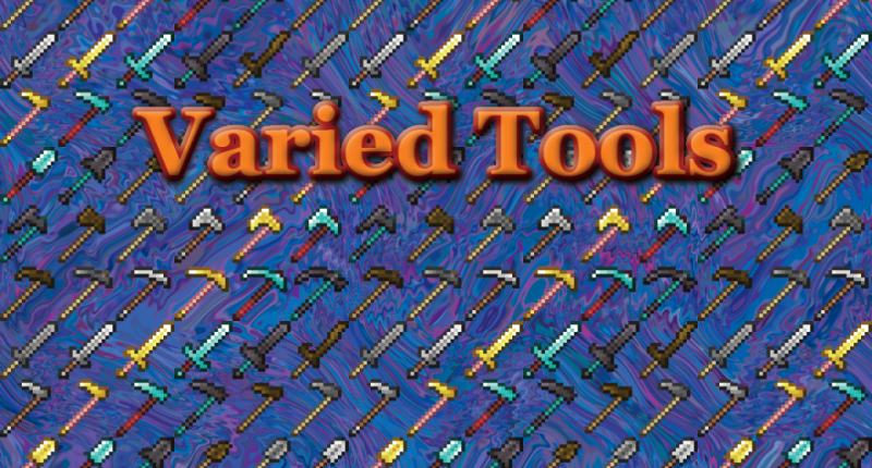 The main logo showcasing all of the tool textures.