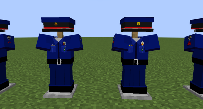 Enlisted Personnel Uniforms - Patrolman, Police Corporal, Police Sergeant, Police Staff Sergeant