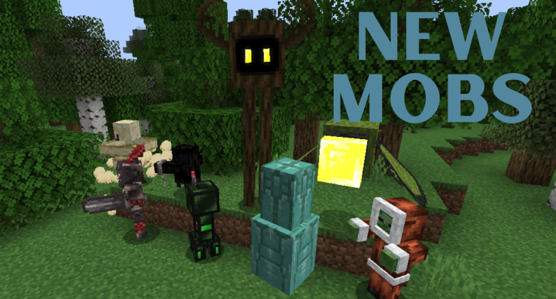 new mobs in biomes