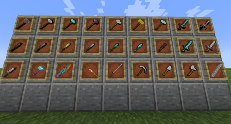 New weapons and tools