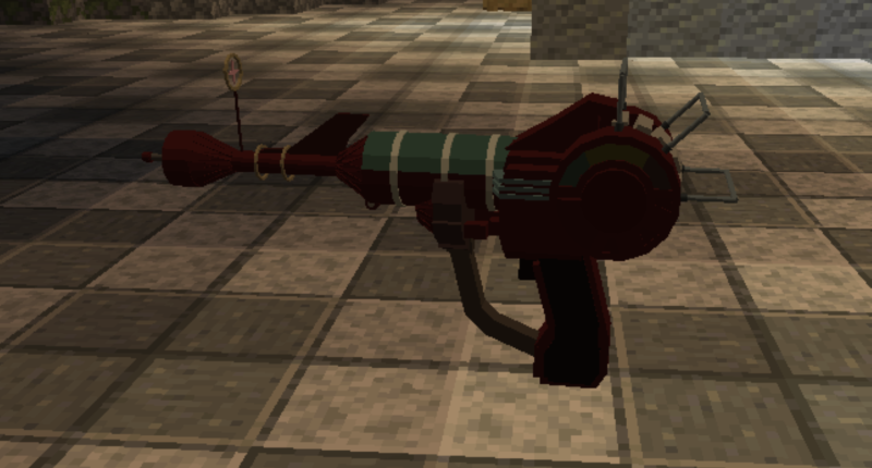 Wield the classic Ray Gun!