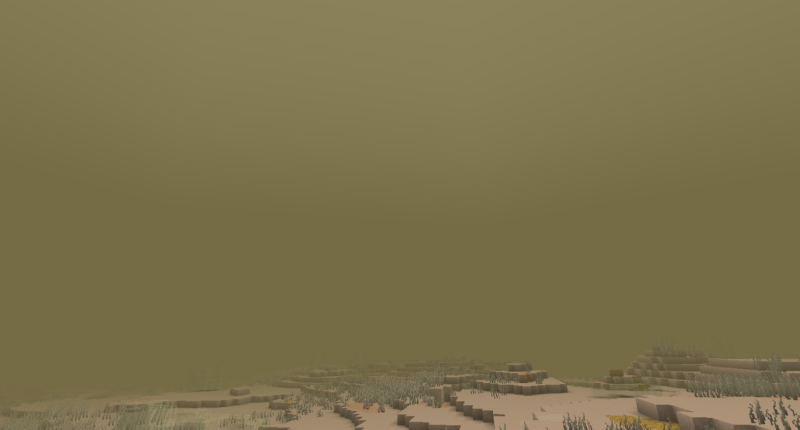 Ground view of a Fingerglass Outcrops biome