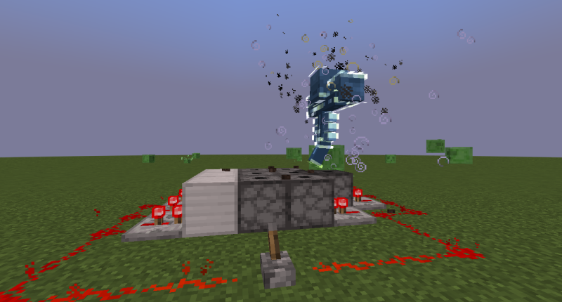 Summoning a wither using dispensers