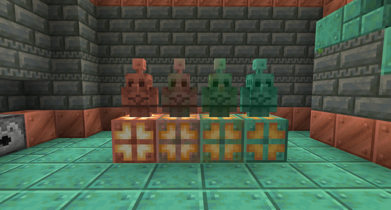 Copper Golem Statues