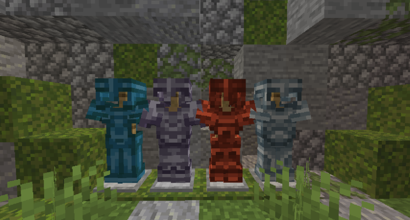 cobalt, osmium, palladium and platinum armors