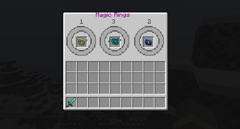 Rings Menu