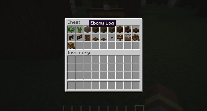 A screenshot of all the items that have had their names changed