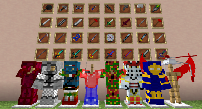 Armors and weapons