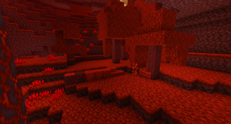 Redstone Forest in the Nether