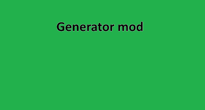 Generator Mod