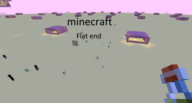 Flat end