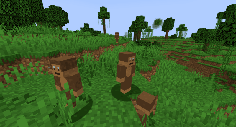 This mod adds monkeys. They spawn in groups.