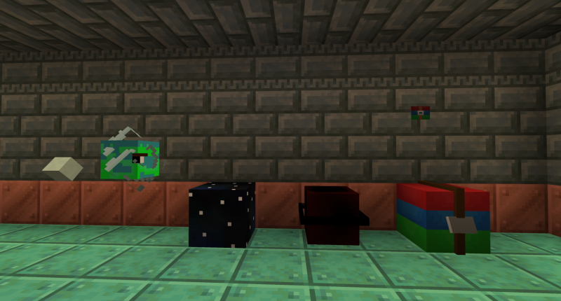 all blocks, mobs and items