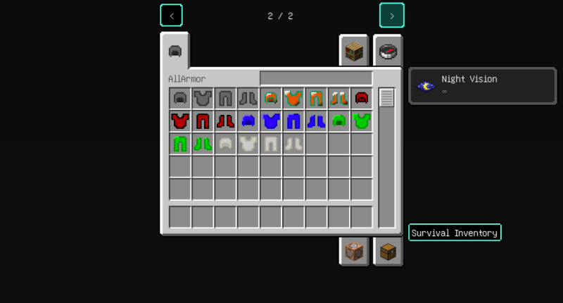 New creative inventory tab
