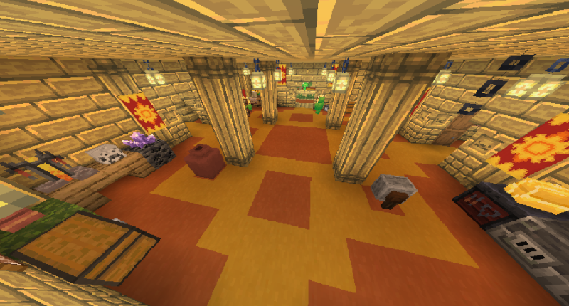 Helian Temple Interior