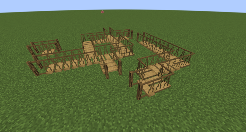 Rope bridges to get across places