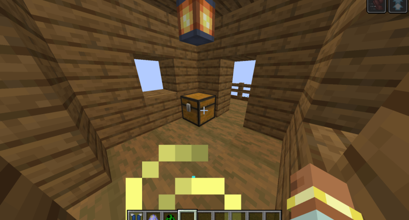 Inside the cabin