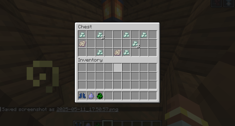 The chest in the cabin