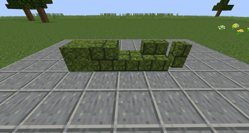 Packed Moss and Packed moss Bricks (slab, stairs, and walls)