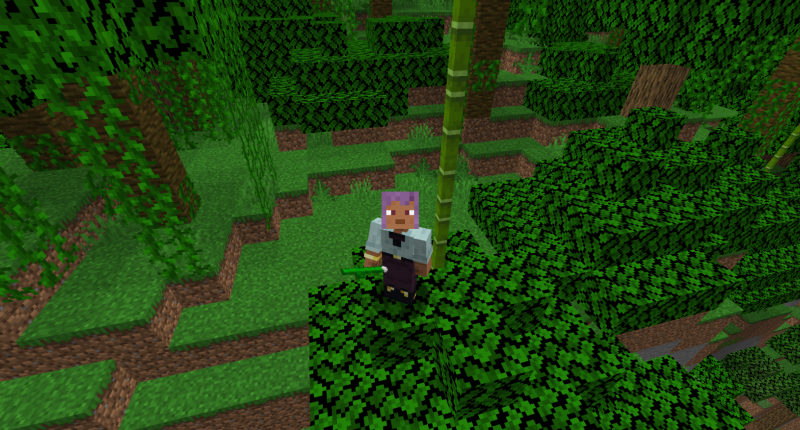 The player holding an improvised cannon