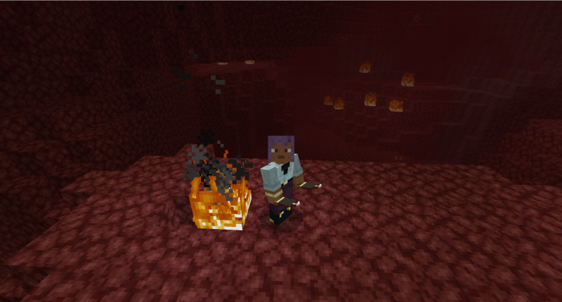 The player wielding double Molotovs as the world burns around them.