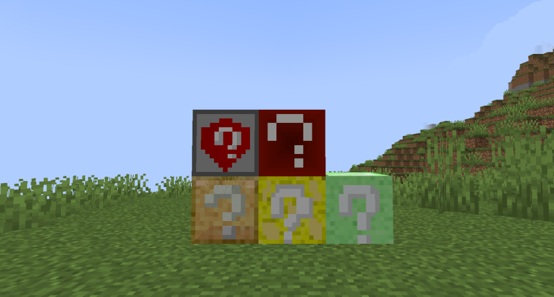 All current lucky blocks.