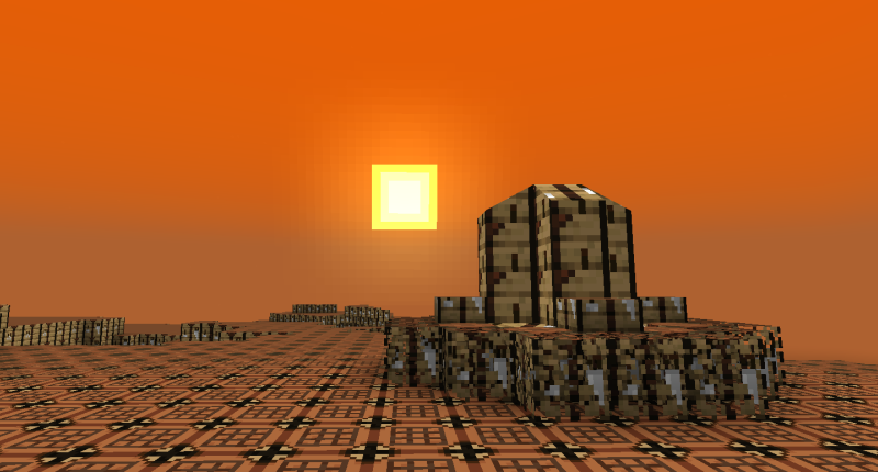 Build a fountain with the crafting table water! Doesnt this look nice?