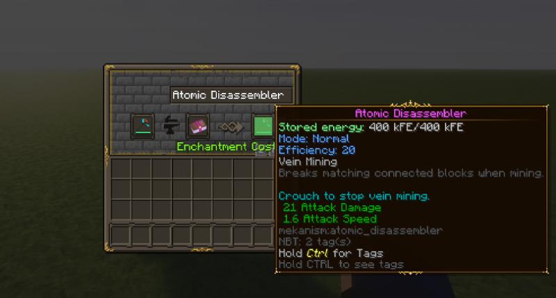 Enchanting Atomic Disassembler