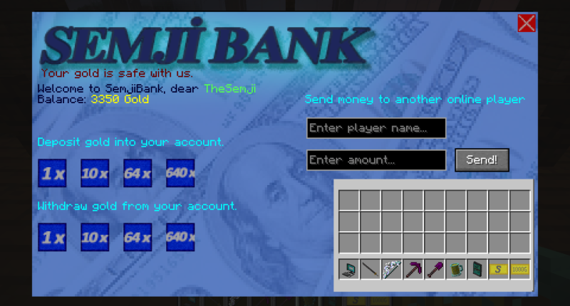 SemjiBank gui!