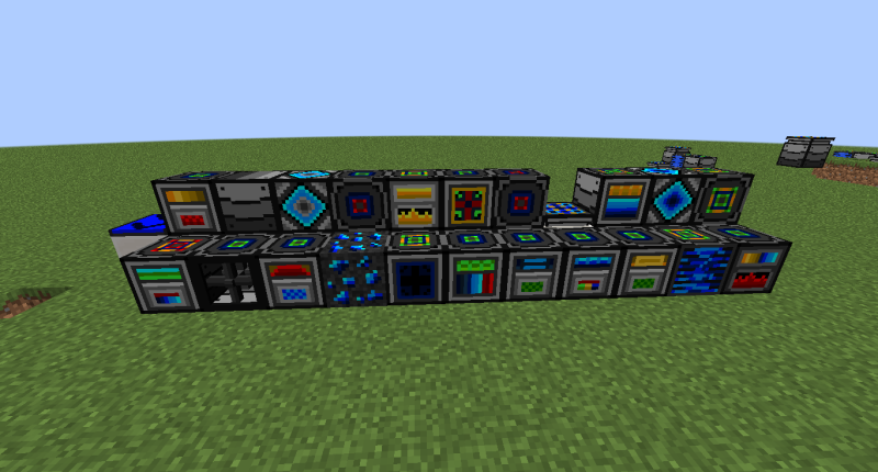 list of machines and blocks of the mod