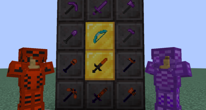weapons, tools and armor