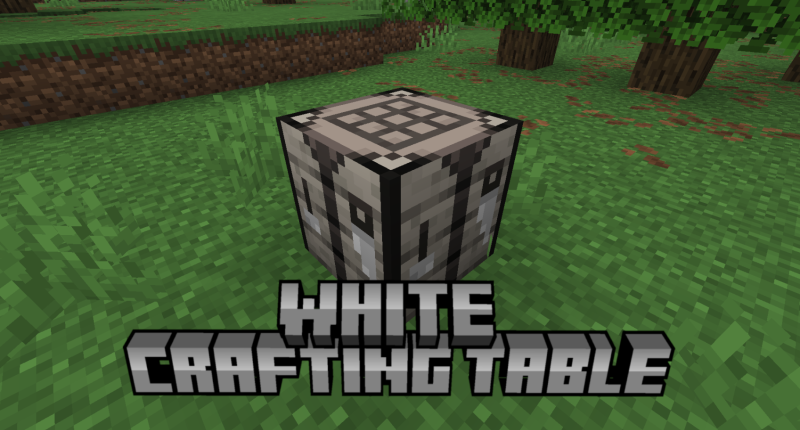 white crafting table