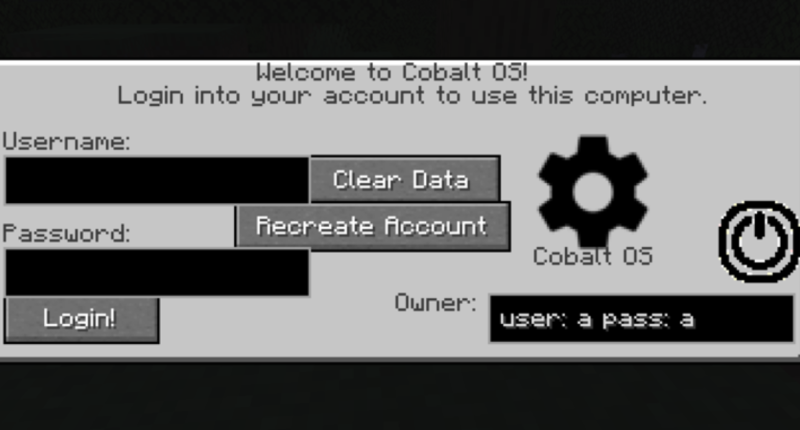 The Login Screen - Quick Peek