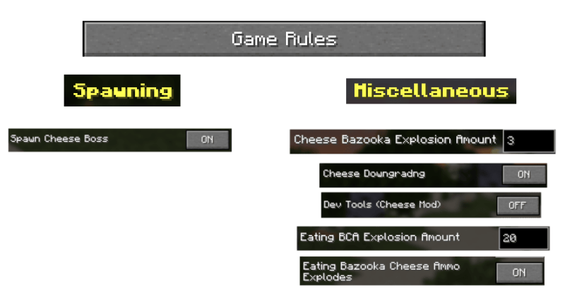All of The Game Rules