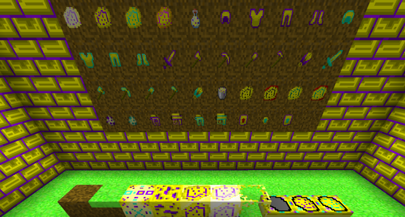 All of The Items And Blocks