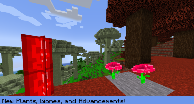New flowers, biomes, and advancements...
