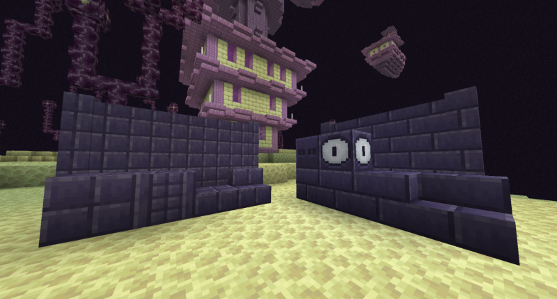 All the new dark purpur blocks.