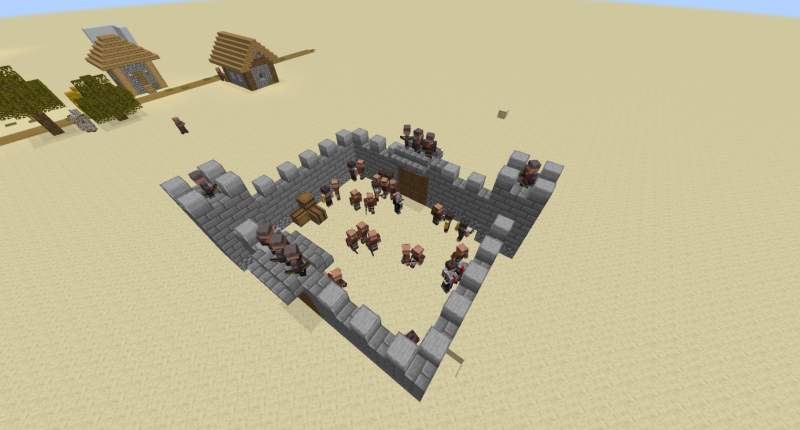 A little fortress i built :D. (NOT A STRUCTURE)