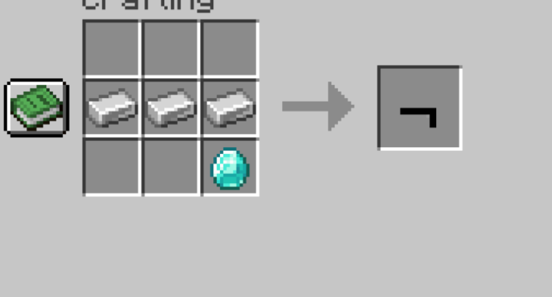 Crafting recipe
