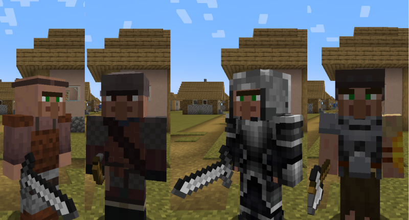 All of the villager soldiers.