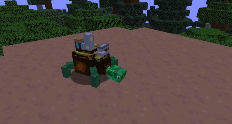 Does this little tortoise carry the whole village?