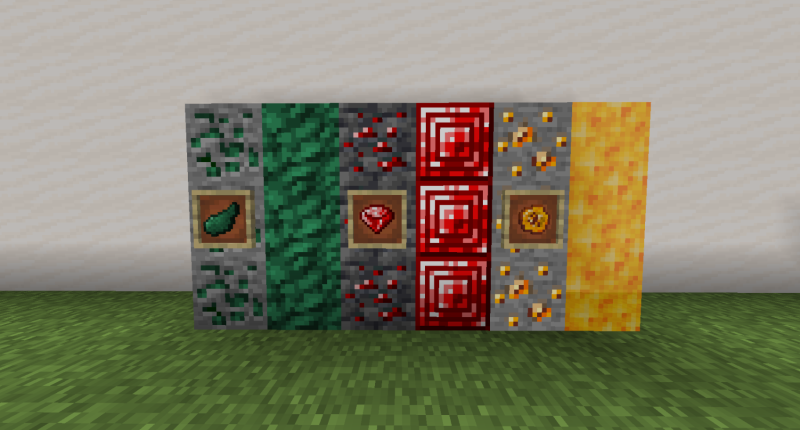 Jade, Ruby, and Amber