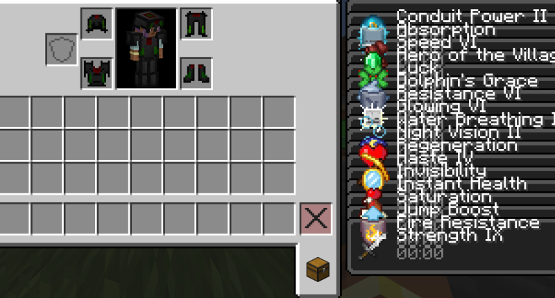 When you equip the entire armor...
